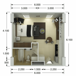 Studio Suites Floor Plan